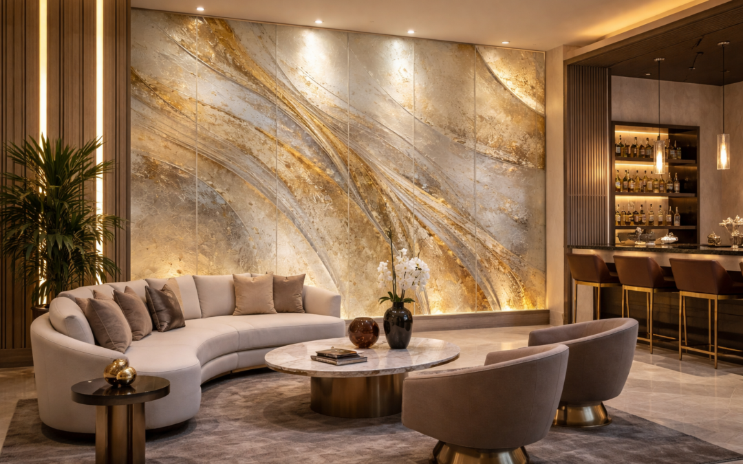 Custom Interior Decorative Glass & Feature Walls in NYC